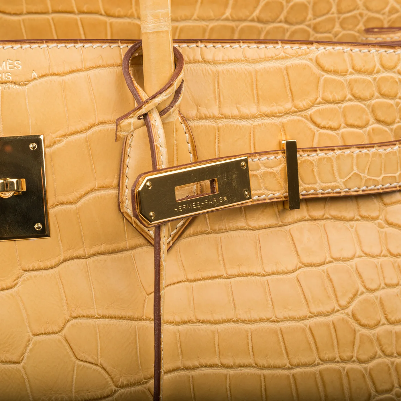 Birkin 35 Hermes - Mais - Matte Porous Crocodile