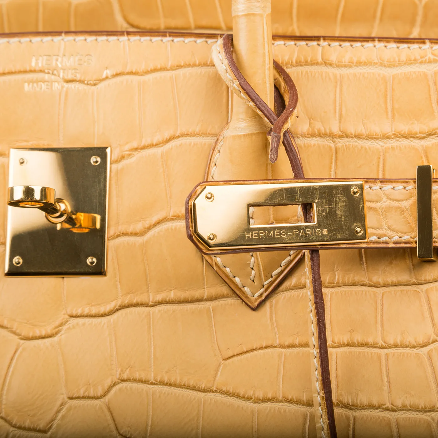 Birkin 35 Hermes - Mais - Matte Porous Crocodile