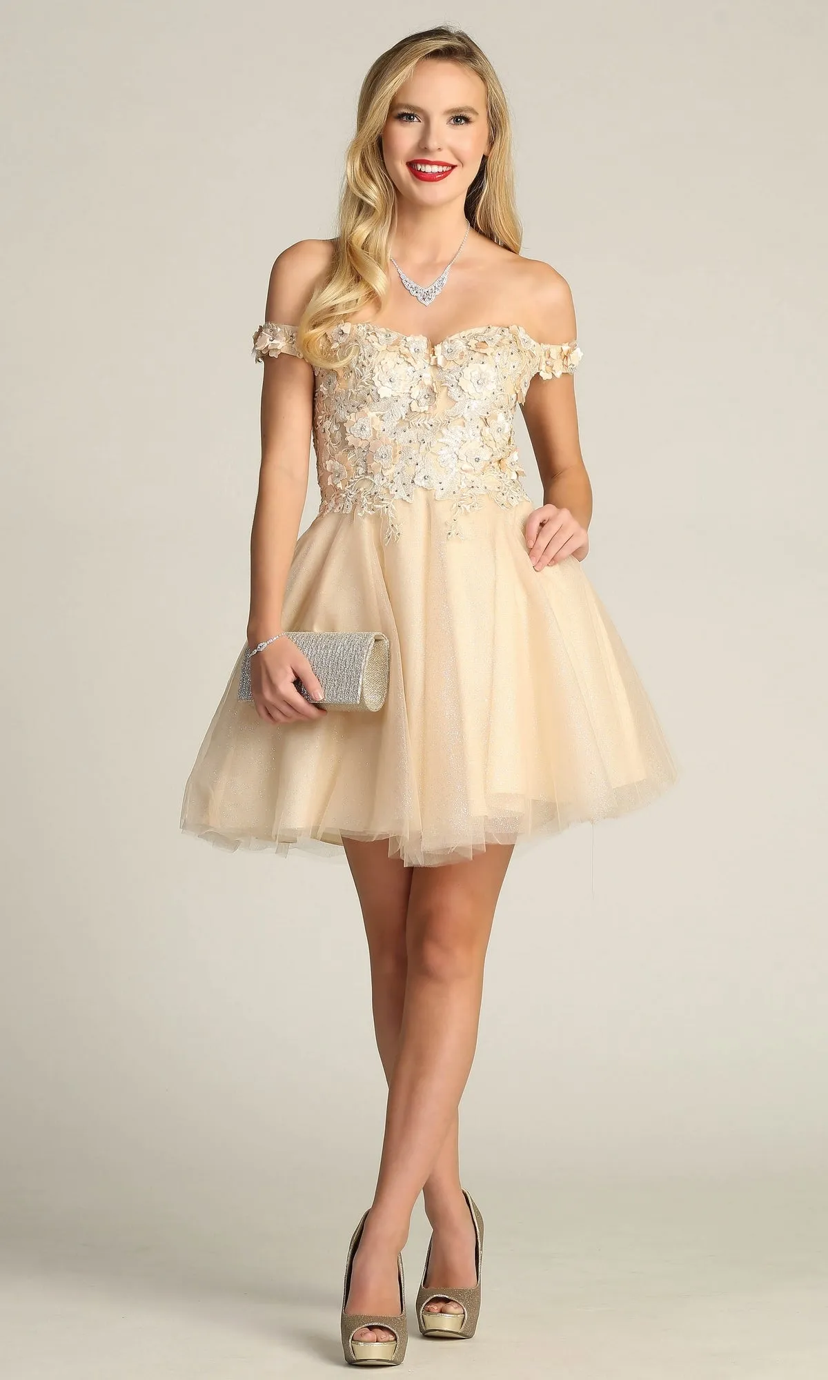 Chicas Short Party Dress c315
