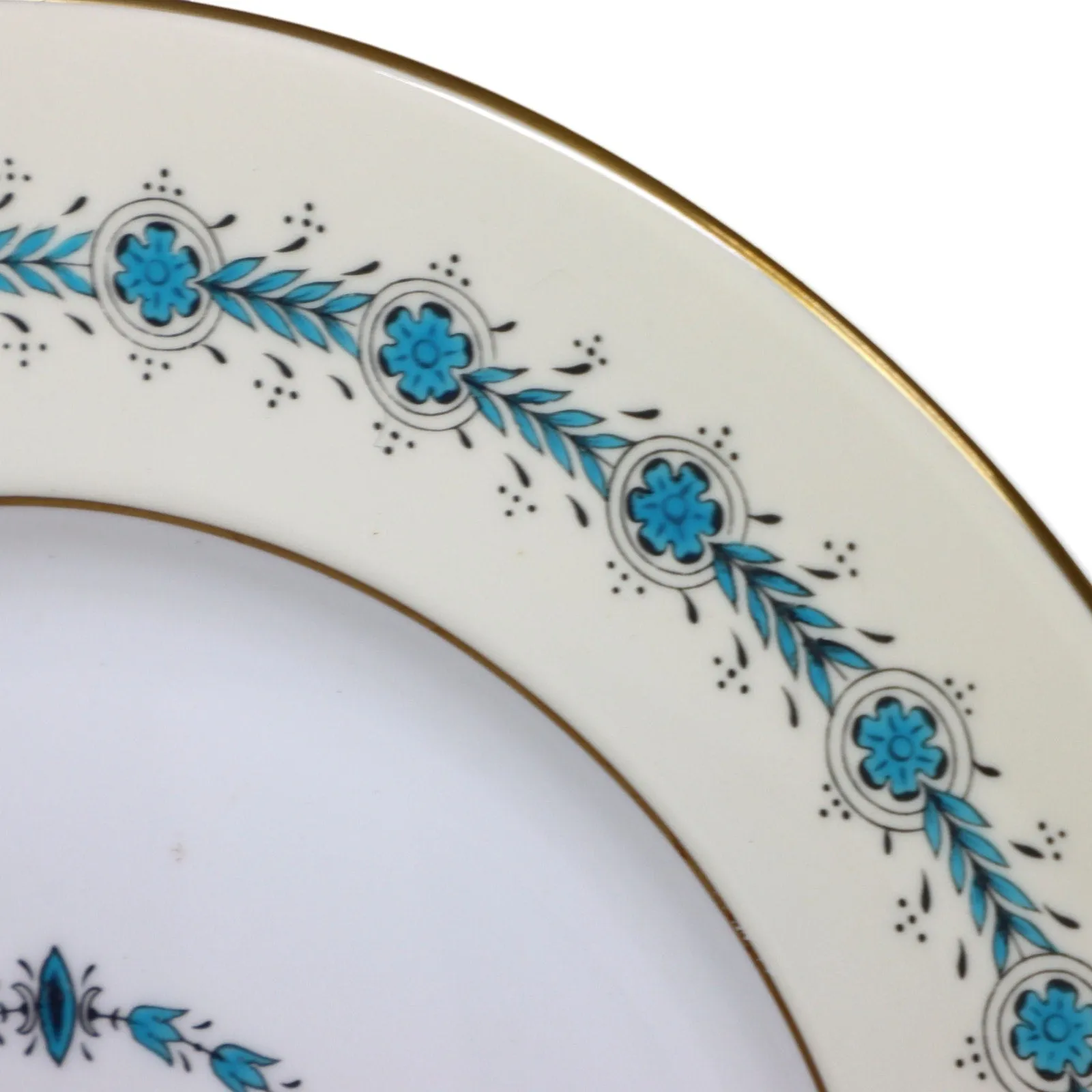 Coalport Queen Elizabeth Ivory 9448 Dinner Plate 10 3/4" Bone China 1940's