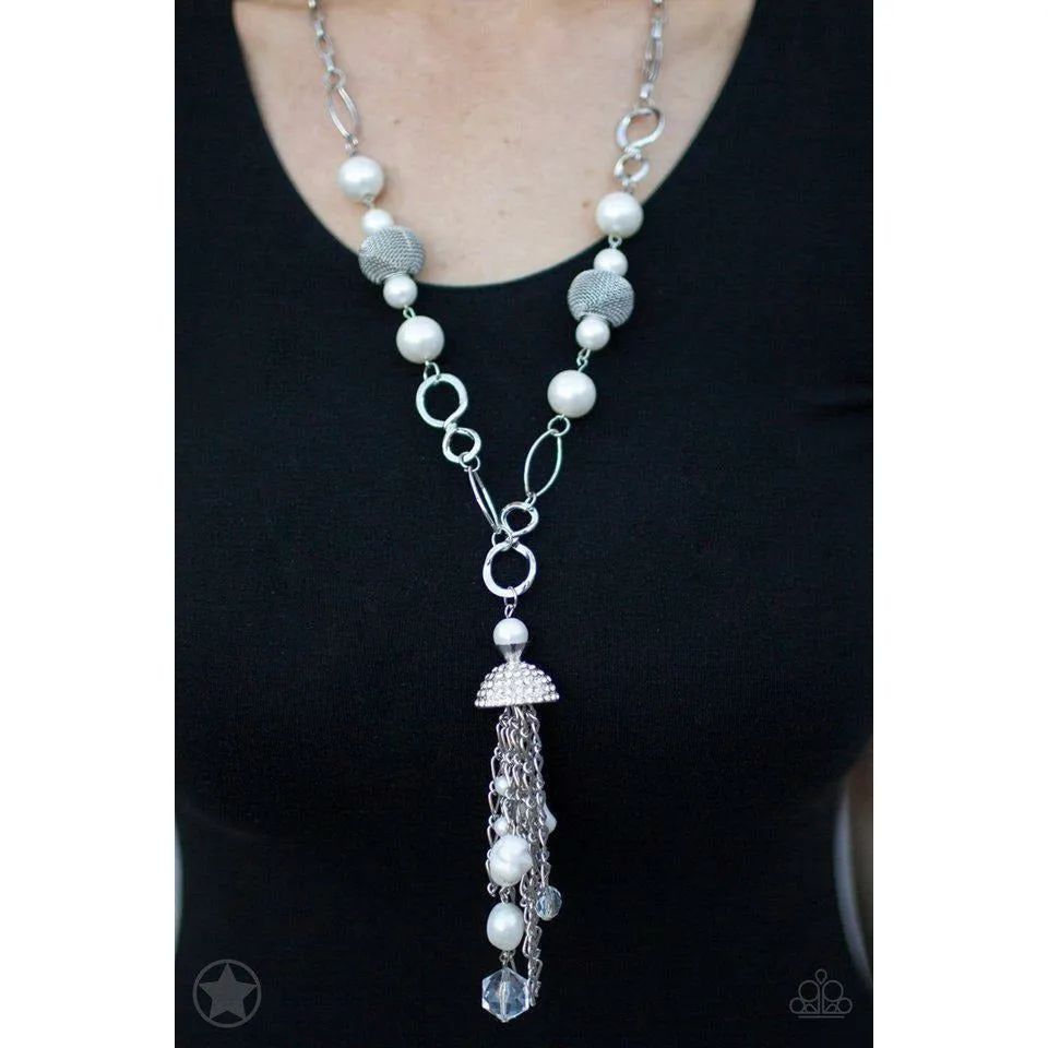 Designated Diva - White Necklace