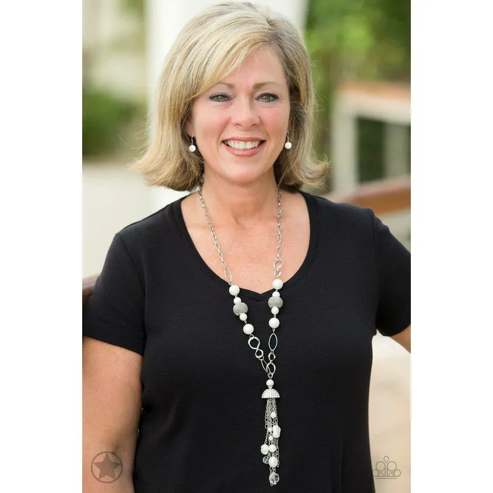 Designated Diva - White Necklace