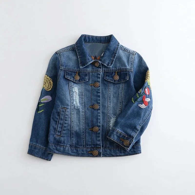 Embroidered Denim Jacket
