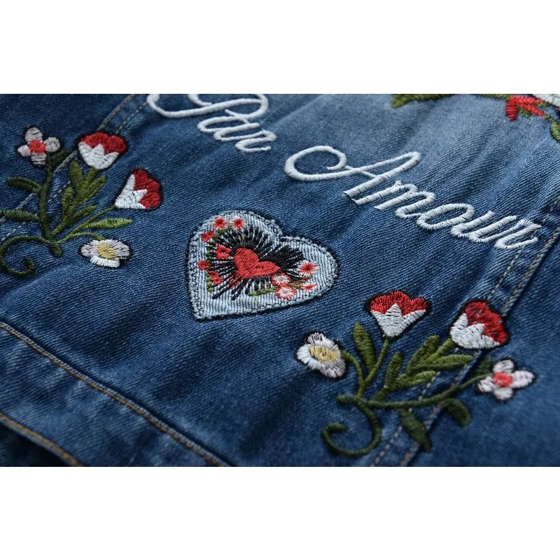 Embroidered Denim Jacket