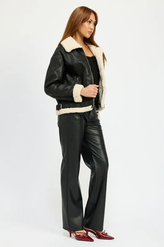 Faux Shearling Jacket