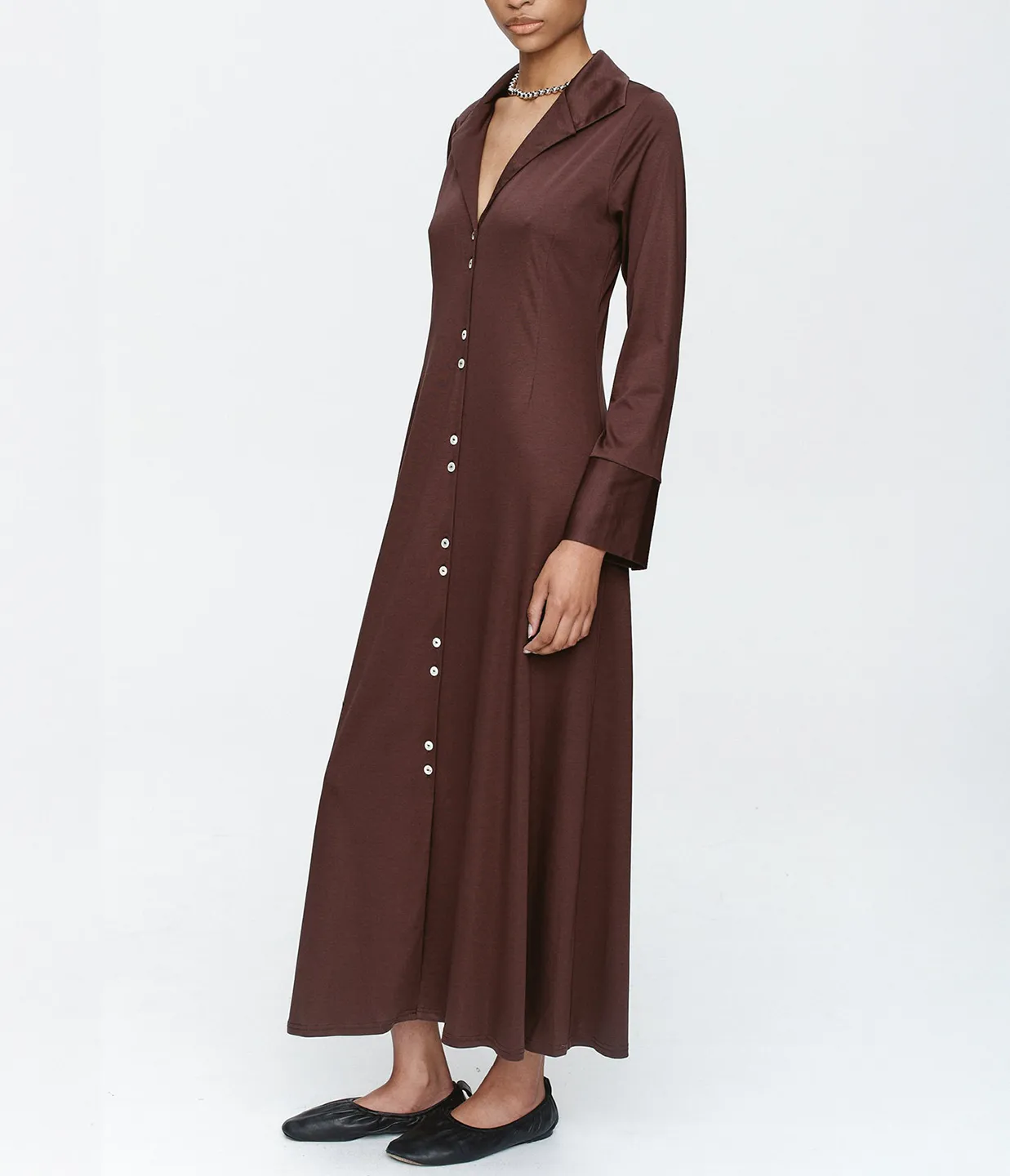 Foundations Dress in Brun