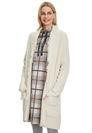 Frayed Long Cardigan
