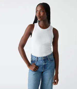 Gina Ribbed Crop Tank