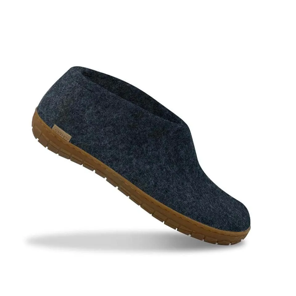 Glerups - Shoe With Natural Rubber Honey Sole - Denim