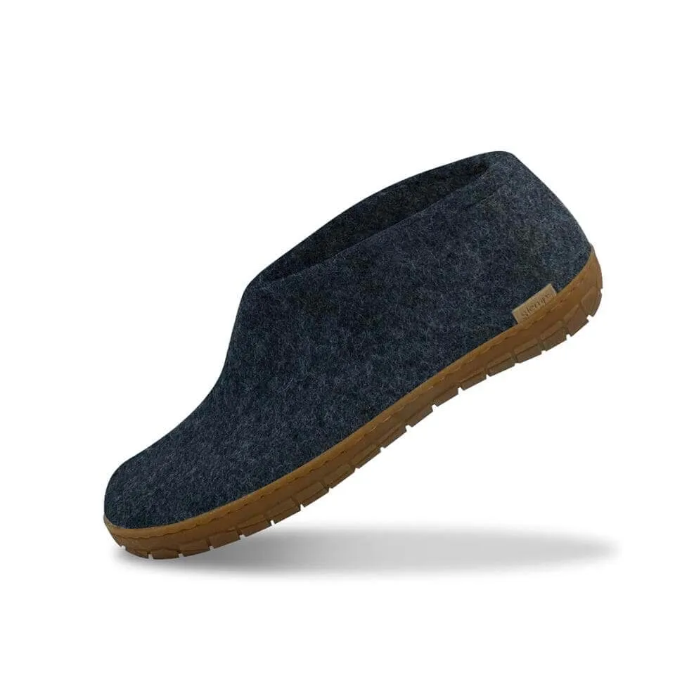 Glerups - Shoe With Natural Rubber Honey Sole - Denim