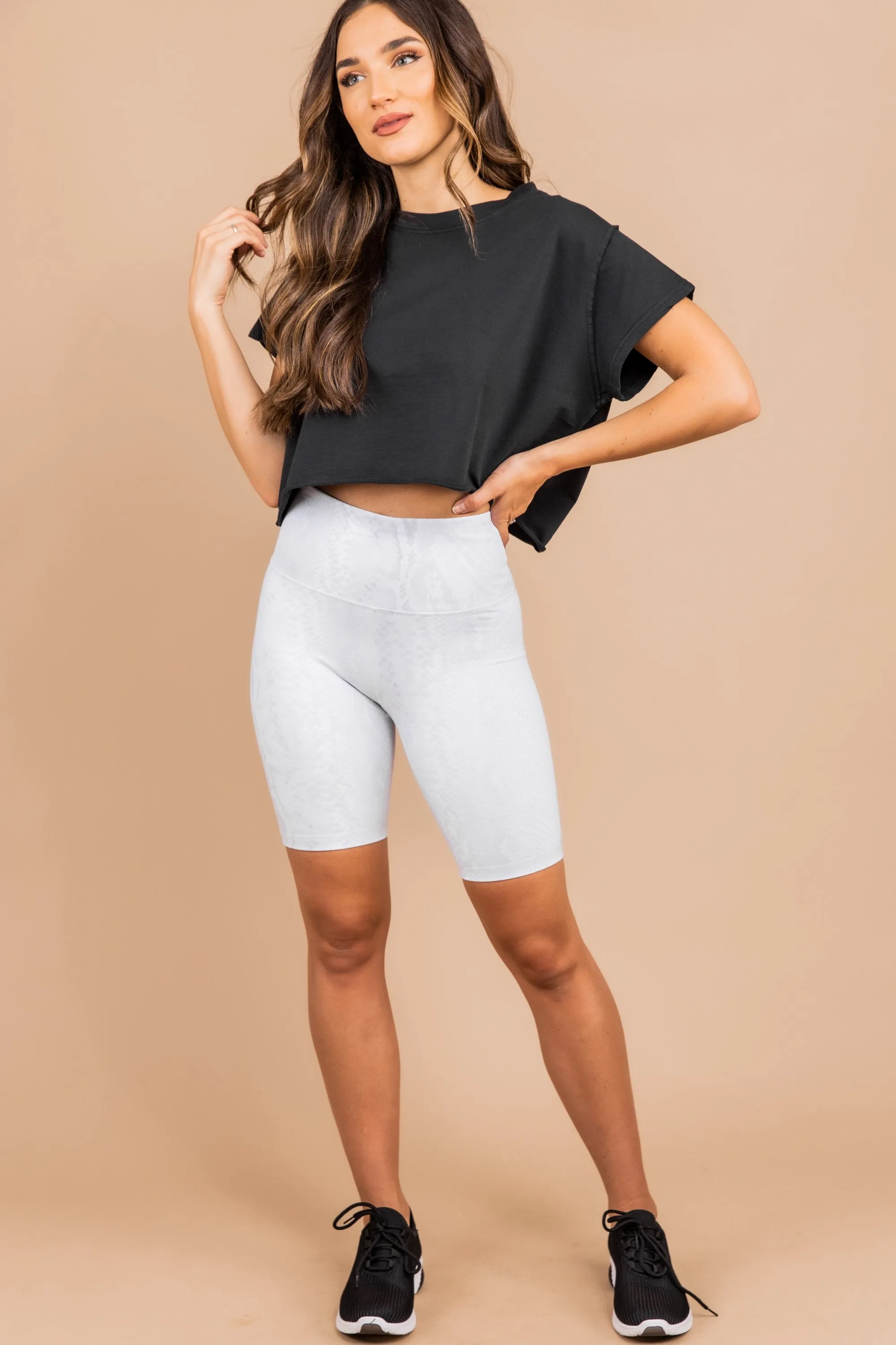 Good To Go Black Crop Top