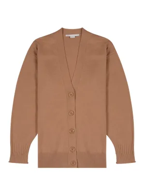 Iconic Merino Knit Cardigan (Caramel)
