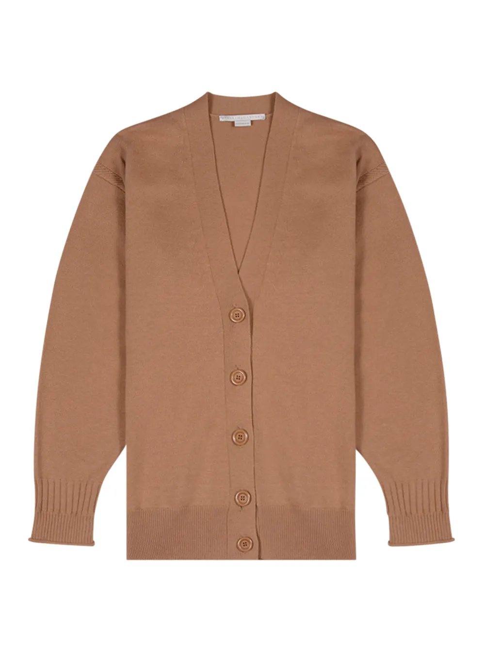 Iconic Merino Knit Cardigan (Caramel)