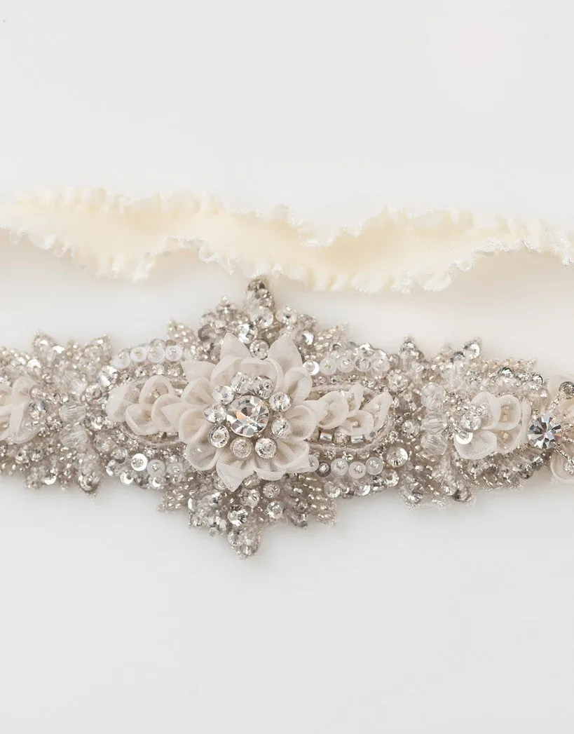 Iridia beaded statement garter - 150046