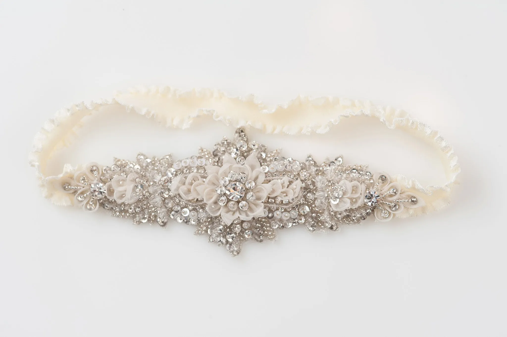 Iridia beaded statement garter - 150046