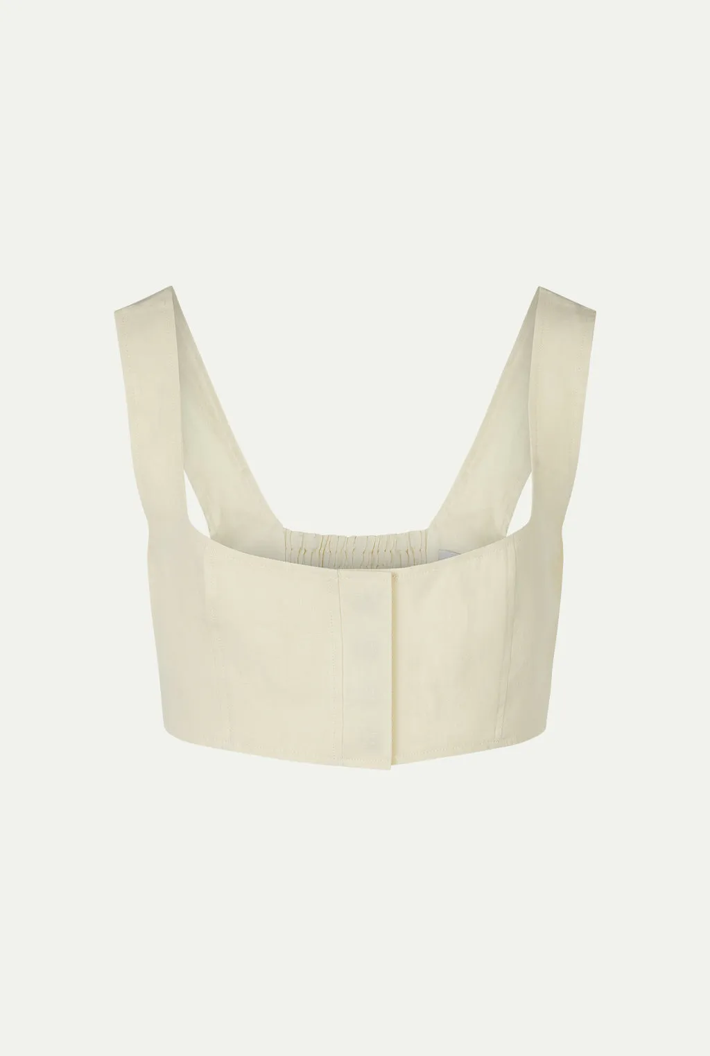 JIRJA linen crop top