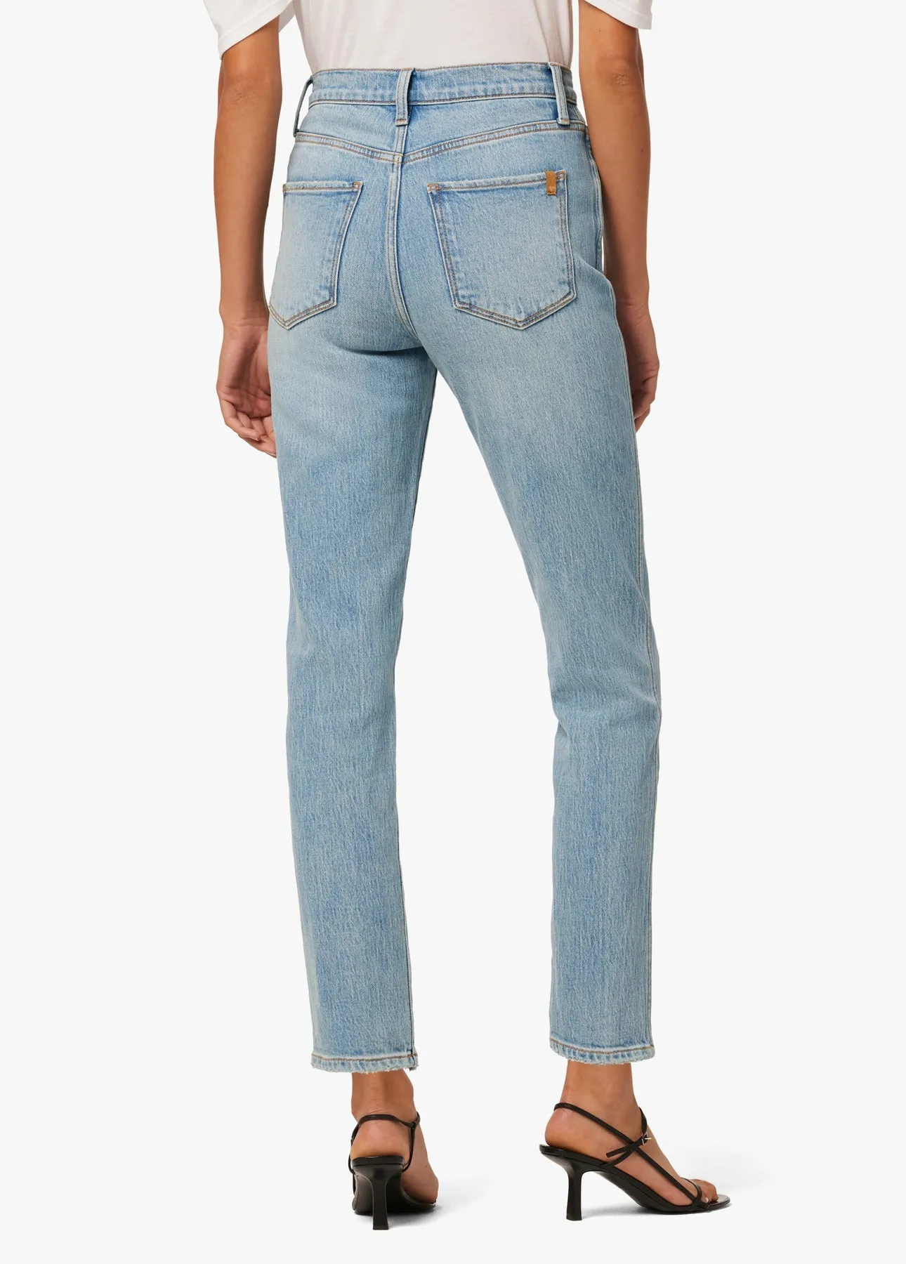 Joes Jeans The Raine High Rise Straight Ankle Vintage Stretch in Brightside