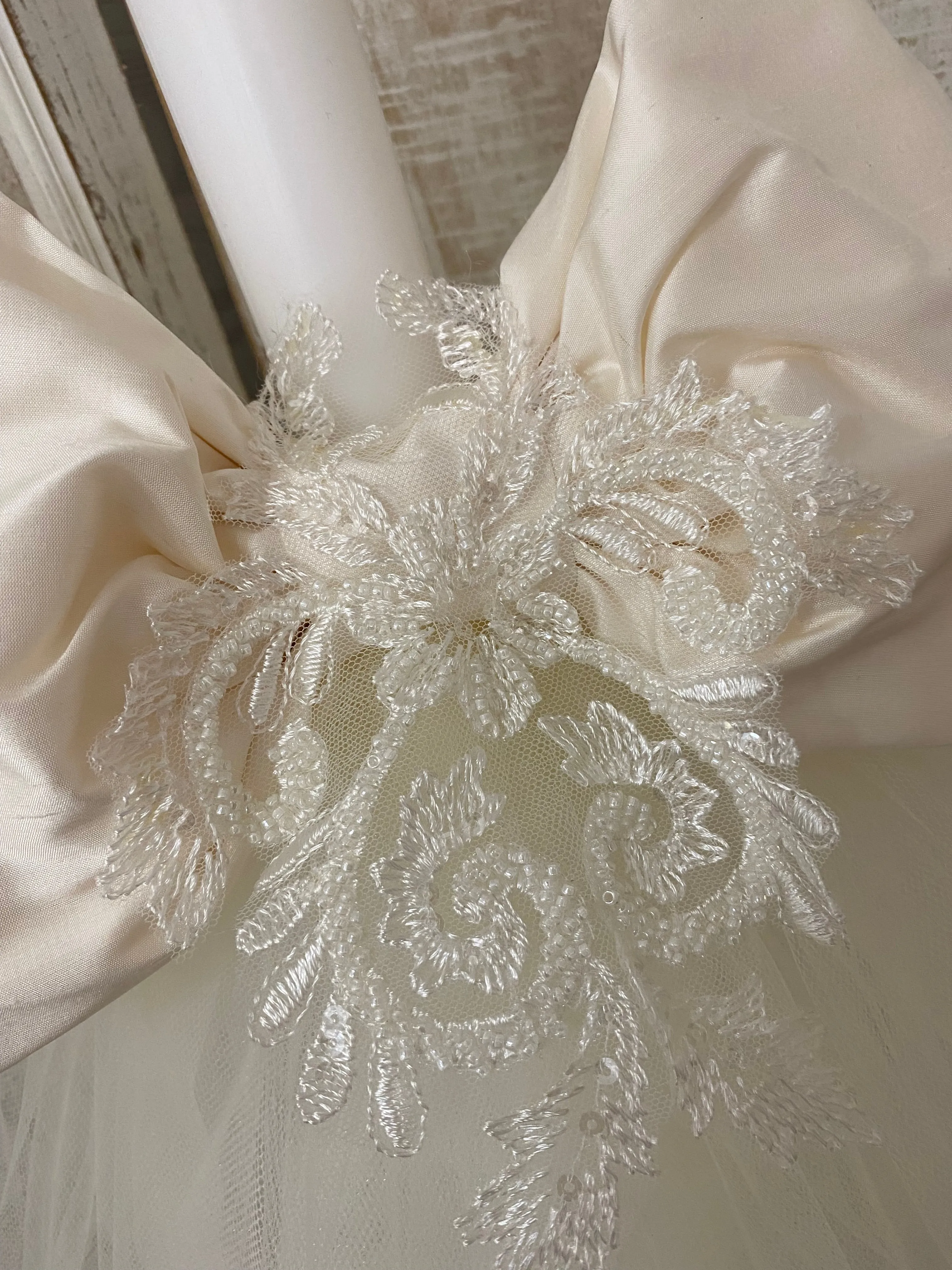 Orthodox Christening Candle - Sienna