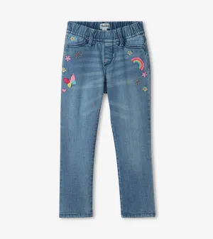 Pretty Patches Stretch Denim Jeans