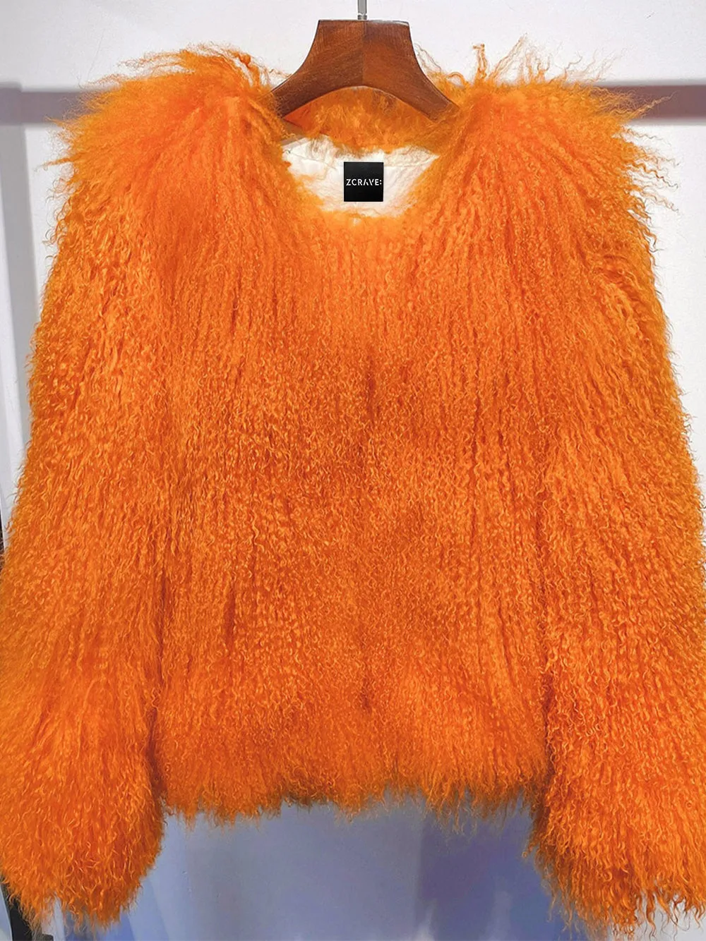 VLG Curly Shearling Jacket